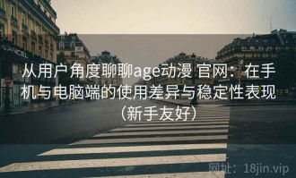 从用户角度聊聊age动漫 官网：在手机与电脑端的使用差异与稳定性表现（新手友好）