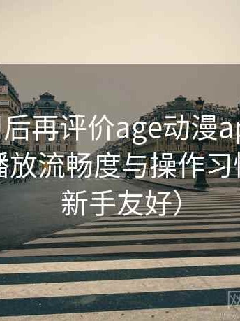 多次使用后再评价age动漫app：界面设计、播放流畅度与操作习惯分析（新手友好）