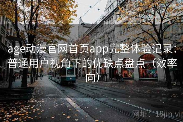 age动漫官网首页app完整体验记录：普通用户视角下的优缺点盘点（效率向）