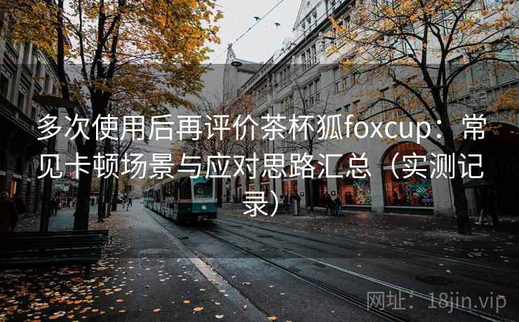 多次使用后再评价茶杯狐foxcup：常见卡顿场景与应对思路汇总（实测记录）