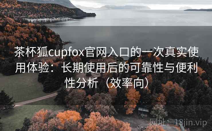 茶杯狐cupfox官网入口的一次真实使用体验：长期使用后的可靠性与便利性分析（效率向）